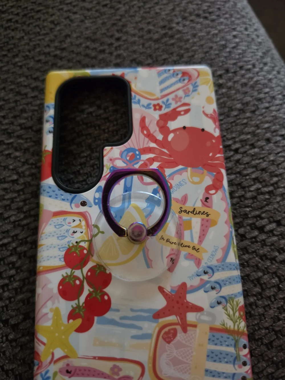 Samsung Galaxy S24 Ultra Summer Print Phone Case with Ring Holder